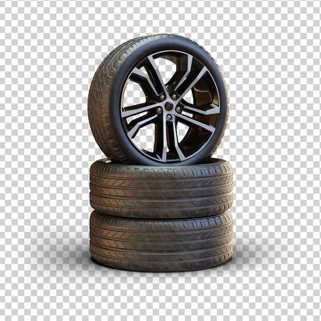 Pneumatici 3D completamente isolati