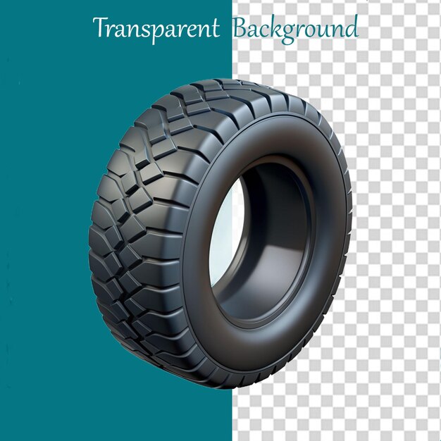 PSD pneus de automóvel realistas conjuntos transparentes