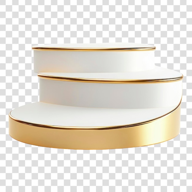 PNG a livelli Step moderno a livelli bianco