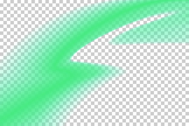 PNG Abstract green gradient transparent background vibrant wavy gradient shape overlay element