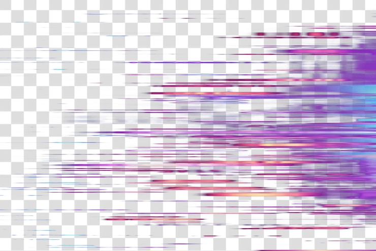 PSD png-abstrakte digitale glitch-effekt