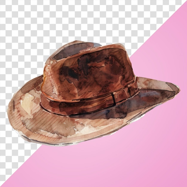 PNG Academia oscura inspirada en el sombrero marrón ropa ropa animal