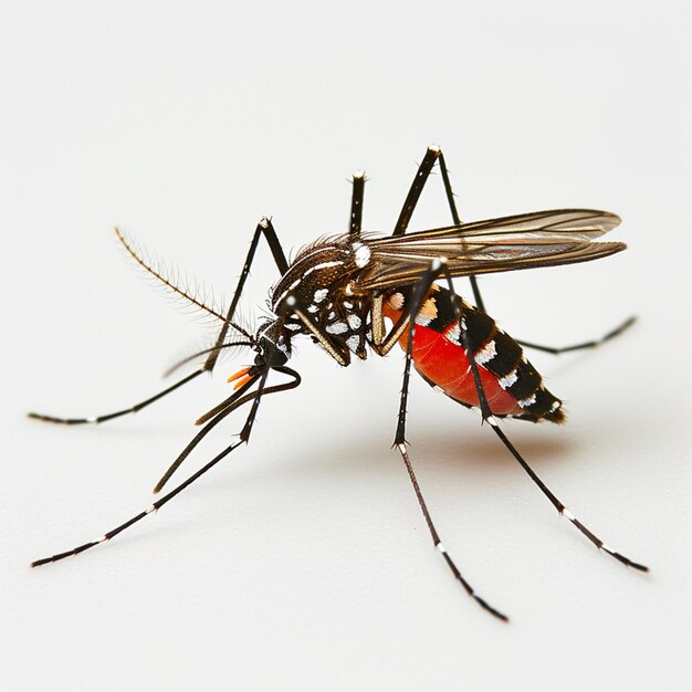 PSD png aislado de mosquito en fondo transparente para el día del dengue