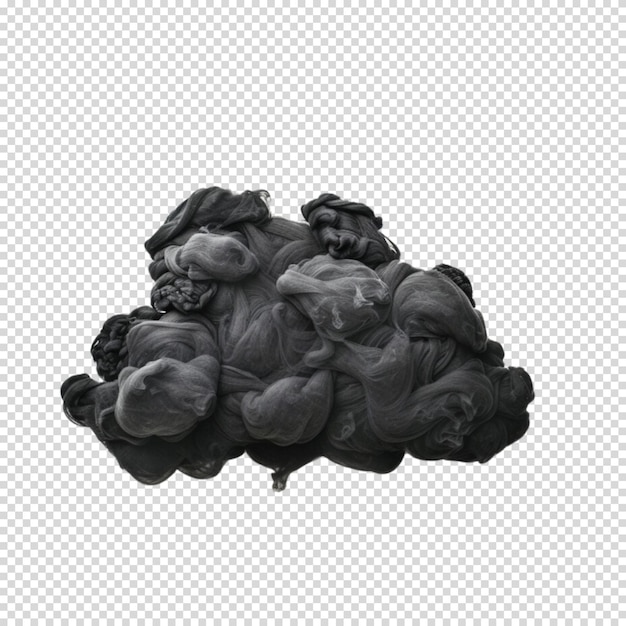 PSD png aislado de nube en un fondo transparente para el día internacional de la apreciación de la nube