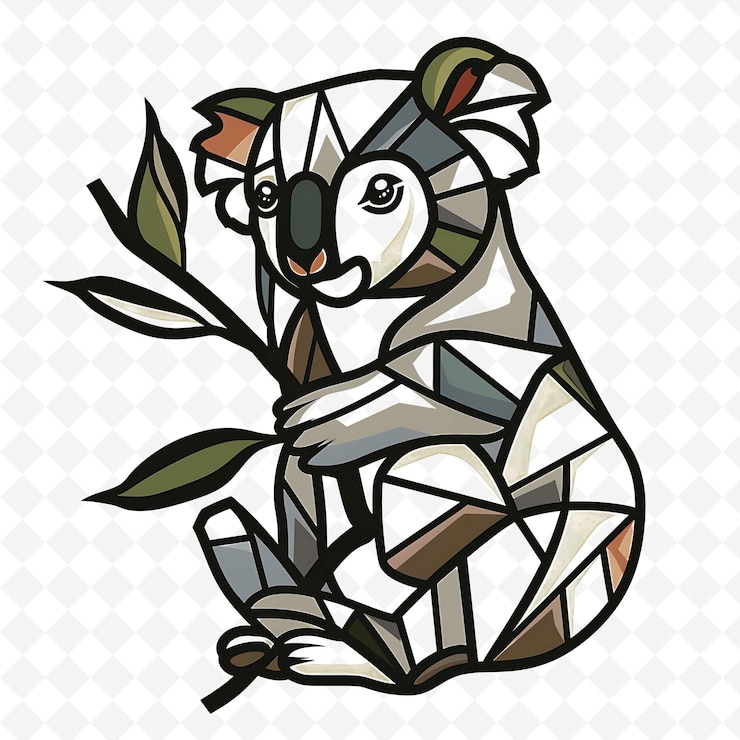 PSD png animais criativos desenha obras de arte cativantes celebrando a natureza e a diversidade da vida selvagem
