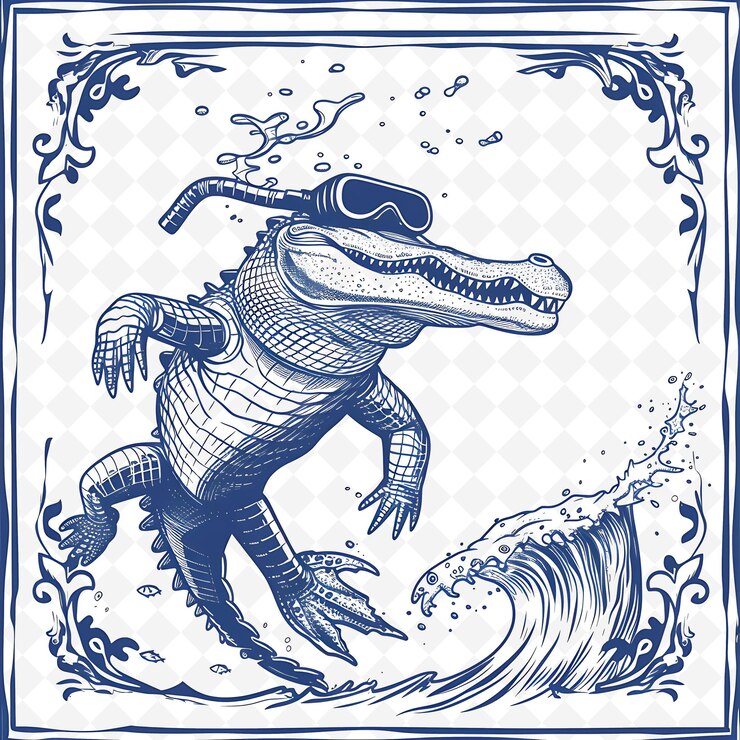PSD png animal line art and frame stamps colage stamp esbozo natural para la ilustración de personajes