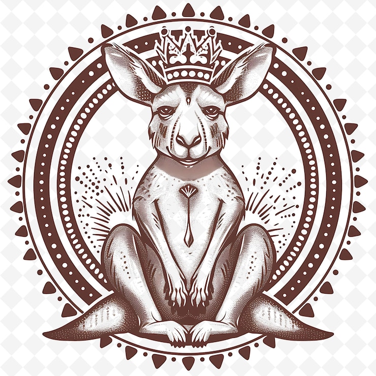 PSD png animal line art and frame stamps colage stamp esbozo natural para la ilustración de personajes