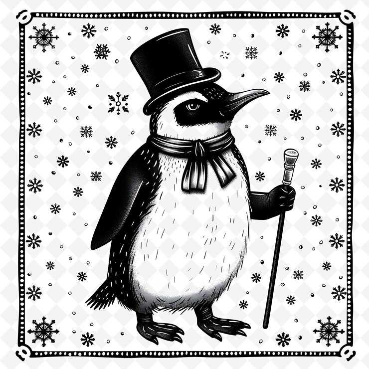 PSD png animal line art and frame stamps colage stamp esbozo natural para la ilustración de personajes