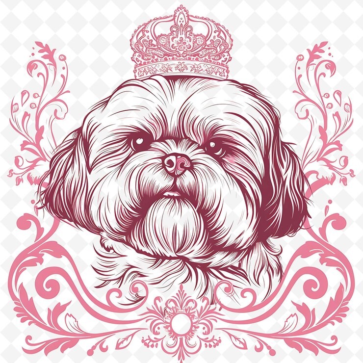 PSD png animal line art and frame stamps collage stamp esboço natural para ilustração de personagens