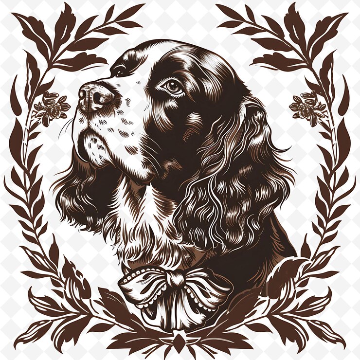 PSD png animal line art and frame stamps collage stamp sketch naturale per l'illustrazione dei personaggi