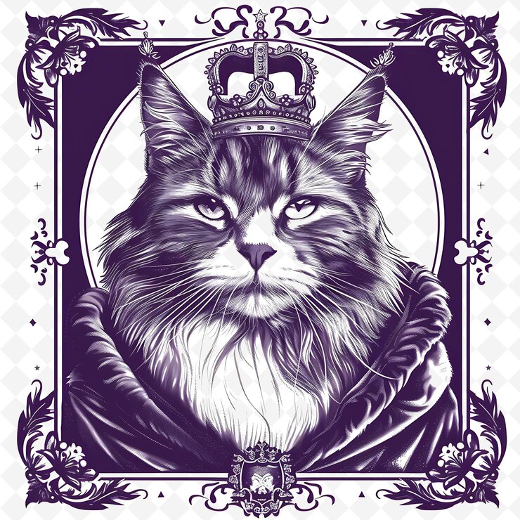 PSD png animal line art and frame stamps collage stamp sketch naturale per l'illustrazione dei personaggi