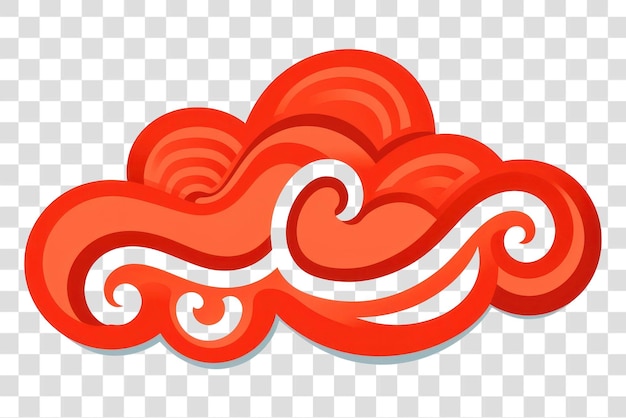 PNG art chinois nuage de confiserie créativité dynamite