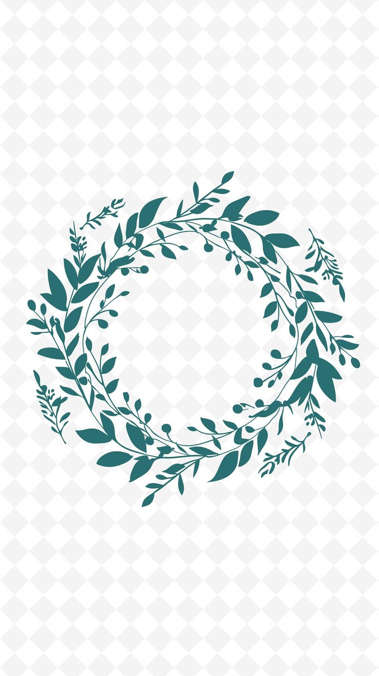 PSD png art du cadre botanique avec des décorations de couronnes florales frontière fr illustration art du cadre décoratif