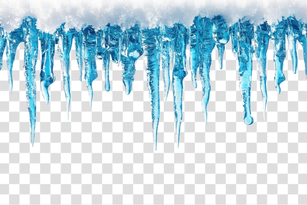 PNG Blaue Eisschnecken Eisschnitzel Hintergrund Winter