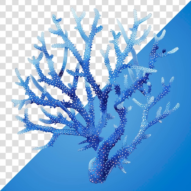 PNG Blaue Korallen im Freien Tiernatur