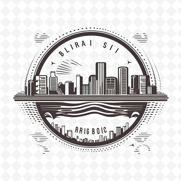 PSD png braslia cidade com monochrome cor prateada arquiteto modernista aquarela desenhada a mão paisagens