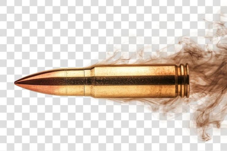 PSD png bullet with a smoke trail photography ammunition weaponry