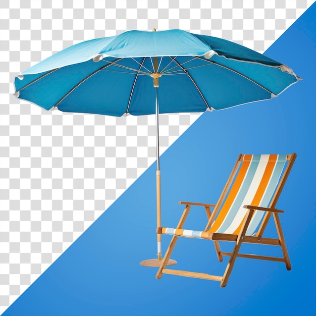 PNG cadeira de guarda-chuva móveis de praia
