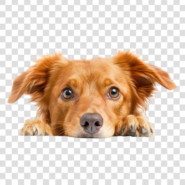 PNG Cane adorabile con un'espressione curiosa