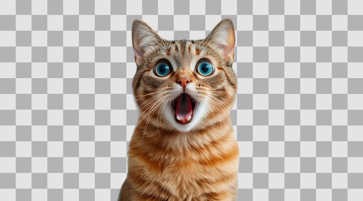 PSD png cat dog emotion creado sobre la base de la inteligencia artificial de la tecnología de ia generativa