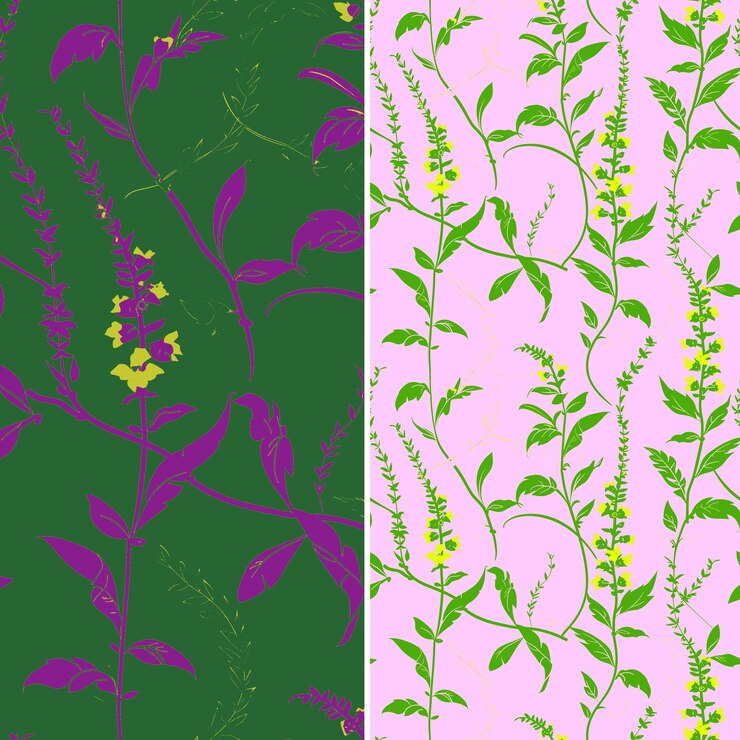 PSD png cautivadoras flores de salvia con delicados picos y seductores patrones de la naturaleza contorno de diseño artístico