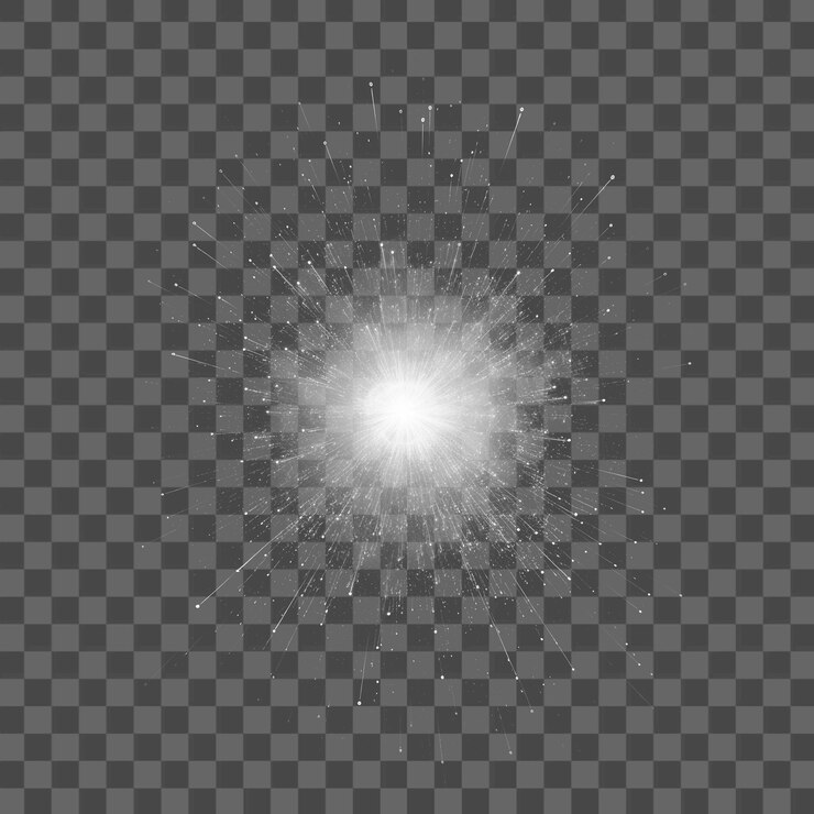 PSD png cercle lumineux avec étoile de galaxie arrière-plan feux d'artifice d'astronomie