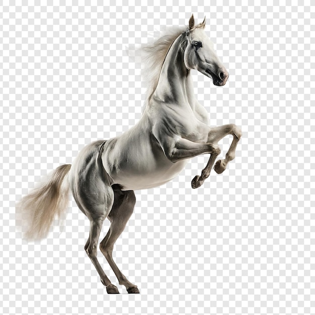 PSD png de cheval isolé sur un fond transparent