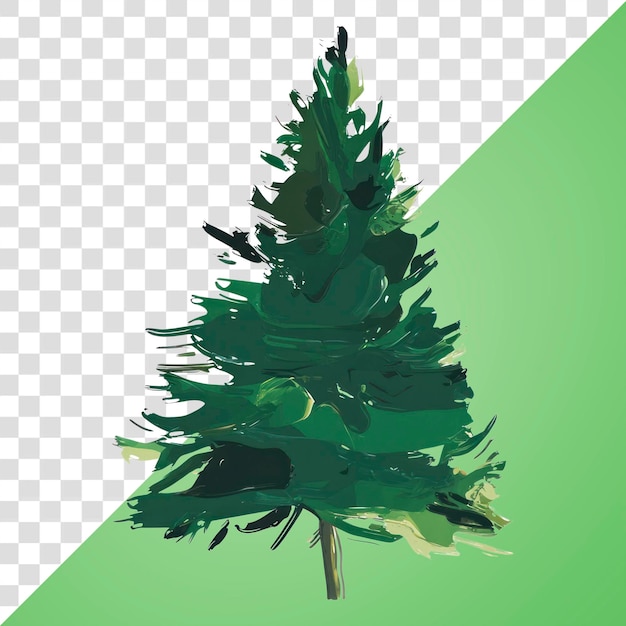 PNG Clipart Weihnachtsbaum Illustration digital grün