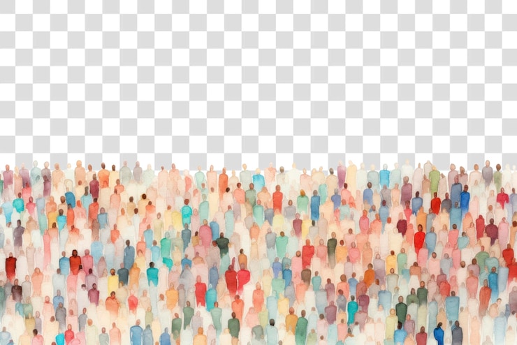 PSD png concert crowd backgrounds art abundance
