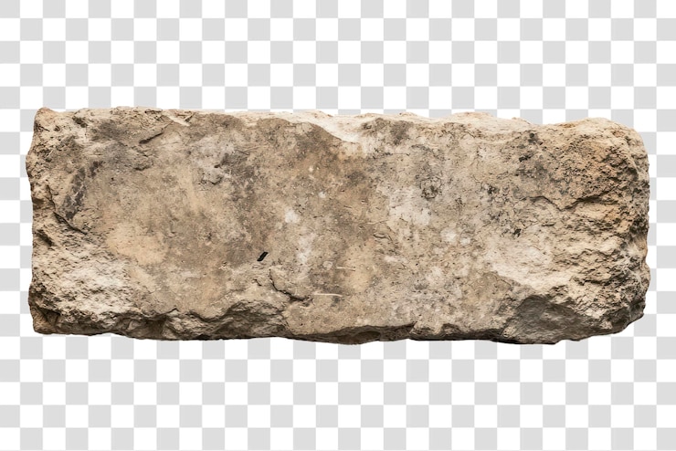 PSD png construção de tijolos de fundo de tábua de pedra retangular romana antiga