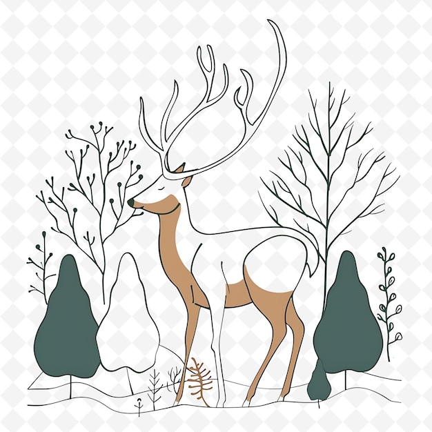 PSD png creative animal outlines faszinierende kunstwerke, die die natur und die vielfalt der wildtiere feiern