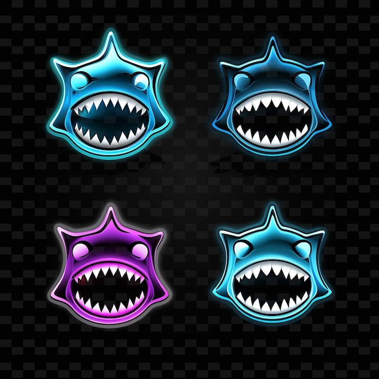 PSD png creative emoji neon line elementos de diseño moderno para obras de arte vibrantes y cautivadoras