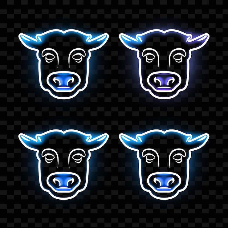 PSD png creative emoji neon line elementos de diseño moderno para obras de arte vibrantes y cautivadoras
