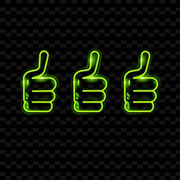 PSD png creative emoji neon line éléments de design moderne pour des œuvres d'art vibrantes et captivantes