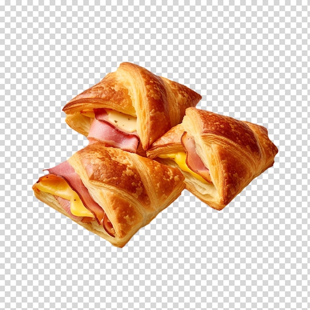 PSD png croissant de queijo de framboesa psd