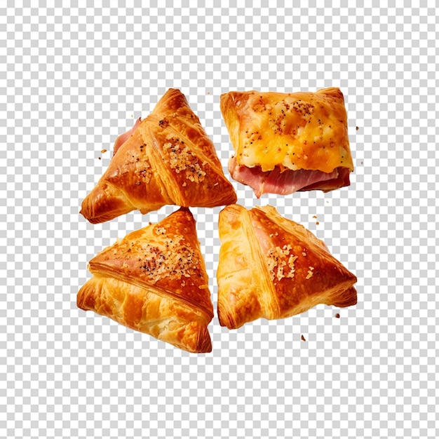 PSD png croissant de queijo de framboesa psd