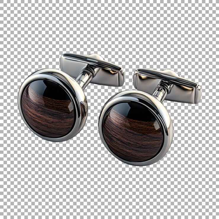 PSD png cufflink en fondo transparente generado por ai