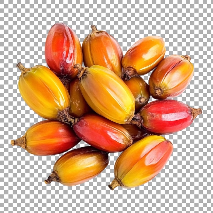 PSD png date fruits against transparent background