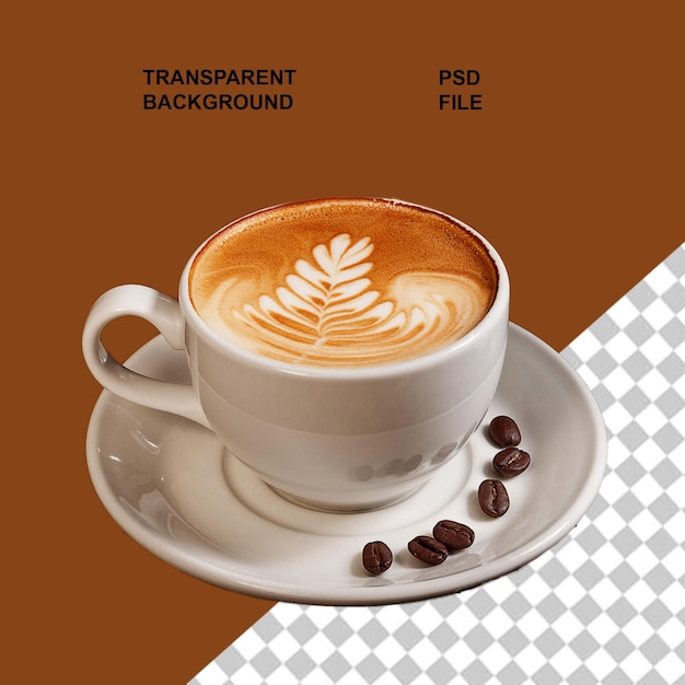Png de café em fundo isolado transparente