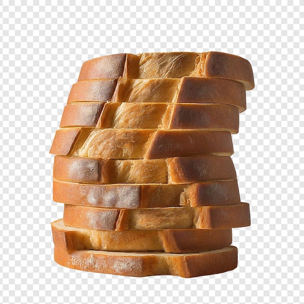 PSD png de pão isolado em fundo transparente