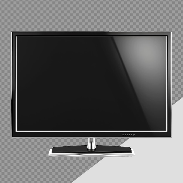 PSD png de tv moderna isolado em fundo transparente