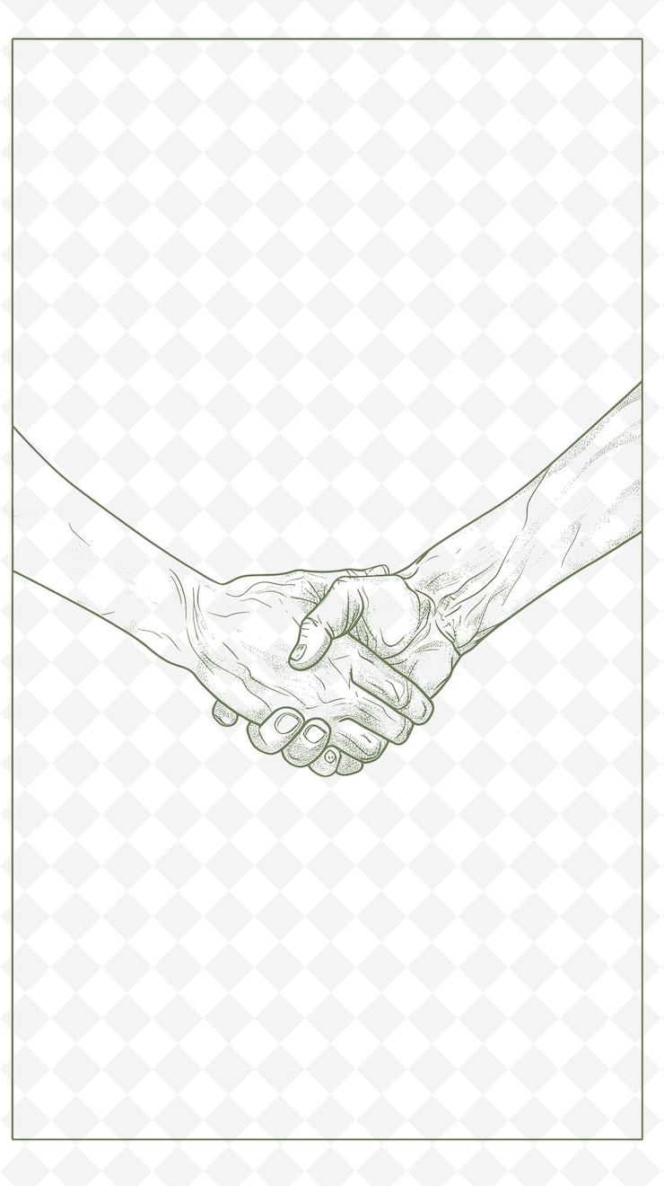 PSD png design di cartoline d'amicizia con cornice casuale design di stile de outline arts scribble decorative
