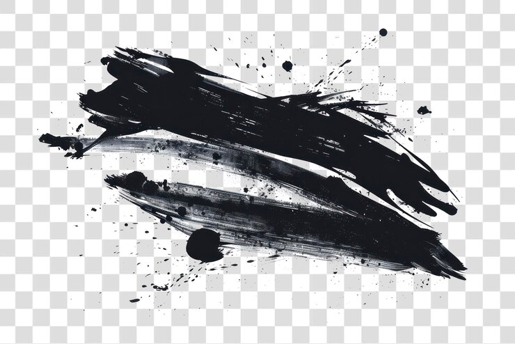 PSD png un dibujo de trazo de pincel que ilustra el transporte
