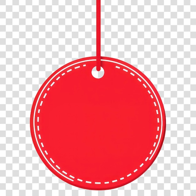 PNG Ein rotes Verkaufsetikett Abzeichen Design rundes Zubehör