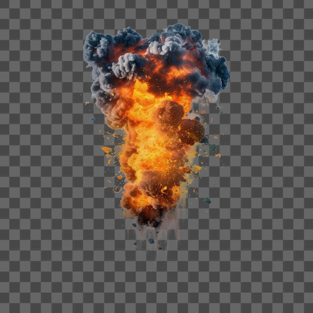 PNG Esplosione fuoco fiamme dinamiche