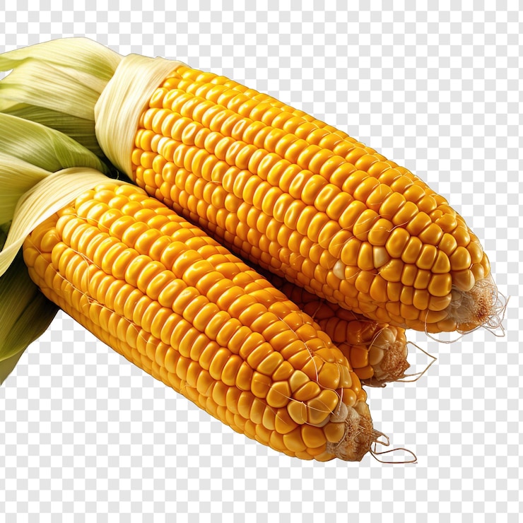 PSD png de estilo maíz aislado con fondo blanco ia generativo de dibujos animados