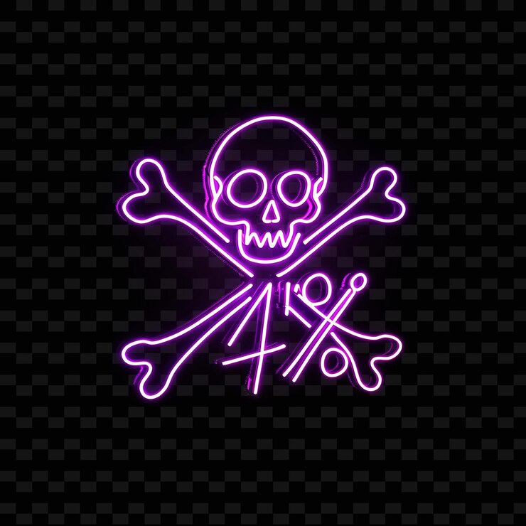 PSD png estroboscopio de neón parpadeante de 45 texto en un púrpura profundo con neón s idea de decoración única