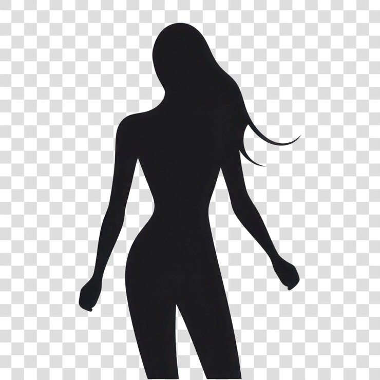 PSD png fitness logo icon silhouette adult cartoon