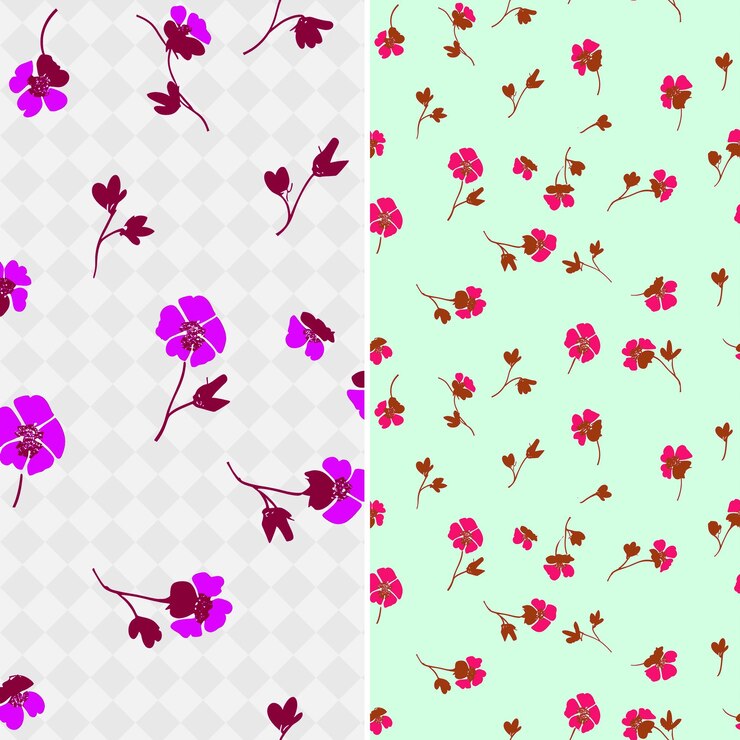 PSD png flores de viola extravagantes con pétalos delicados y un patrón de cuento de hadas como la naturaleza diseño artístico del contorno