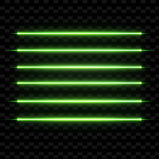 PSD png fluorescent light rays with glowing light and lime neon colo neon transparente colecções y2k